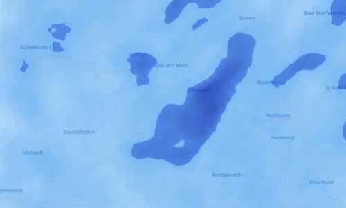 Regenradar Vorschaubild - Aktuelle Niederschläge in Oberschleichach und Umgebung