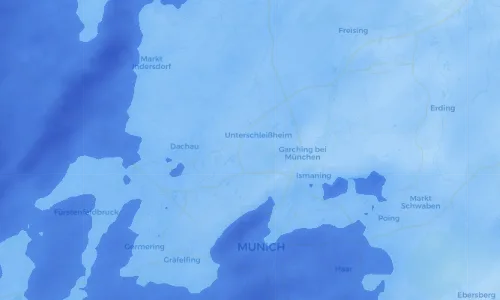 Regenradar Vorschaubild - Aktuelle Niederschläge in Oberschleißheim und Umgebung