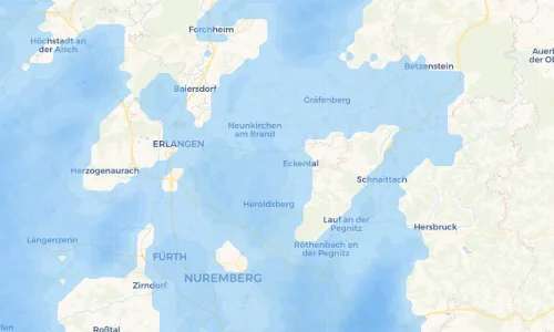 Regenradar Vorschaubild - Aktuelle Niederschläge in Oberschöllenbach und Umgebung