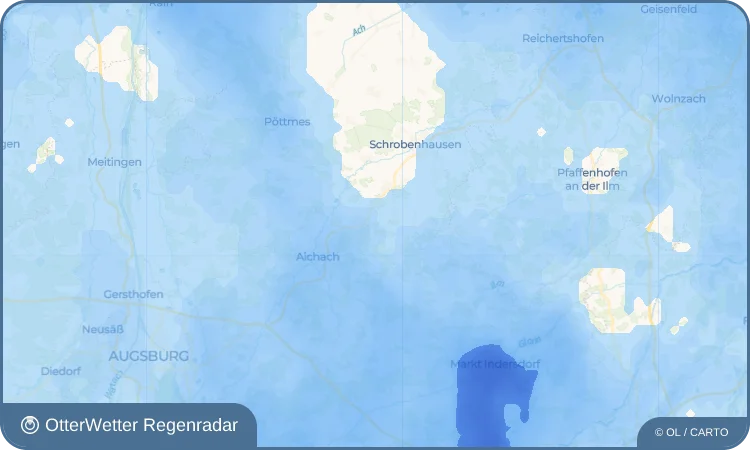 Widget-Vorschau für Oberschönbach Wetter-Widget-Vorschau mit Vorhersagedaten für Oberschönbach