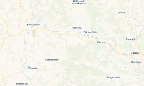 Regenradar Vorschaubild - Aktuelle Niederschläge in Oberschwappach und Umgebung