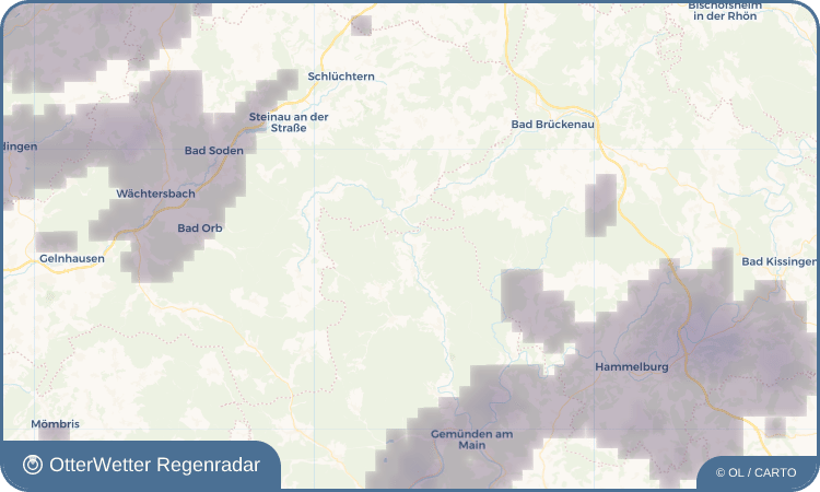 OtterWetter Regenradar-Widget Obersinn