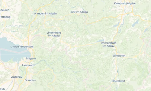 Regenradar Oberstaufen: aktuelle Niederschläge in Oberstaufen und Umgebung, Stand 31. Oktober 2026 um 8:50 Uhr