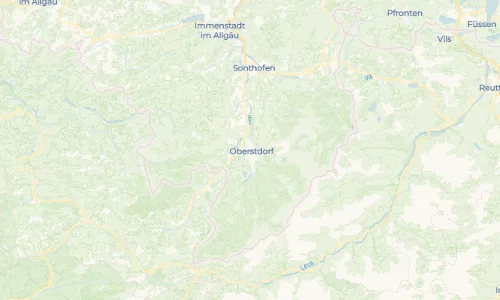 Regenradar Vorschaubild - Aktuelle Niederschläge in Oberstdorf und Umgebung