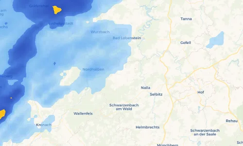 Regenradar Vorschaubild - Aktuelle Niederschläge in Obersteben und Umgebung