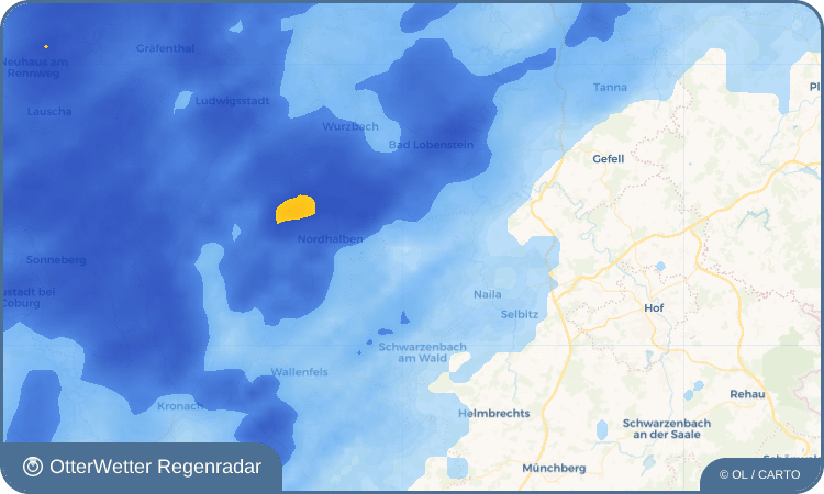 OtterWetter Regenradar-Widget Obersteben