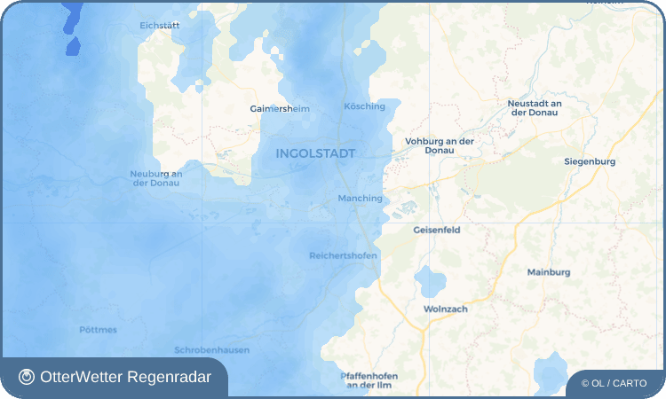 OtterWetter Regenradar-Widget Oberstimm