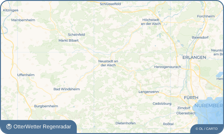 OtterWetter Regenradar-Widget Oberstrahlbach