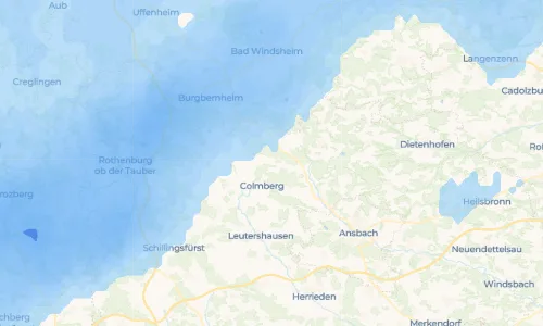 Regenradar Vorschaubild - Aktuelle Niederschläge in Obersulzbach und Umgebung