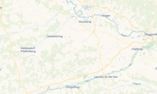Regenradar Vorschaubild - Aktuelle Niederschläge in Obersunzing und Umgebung