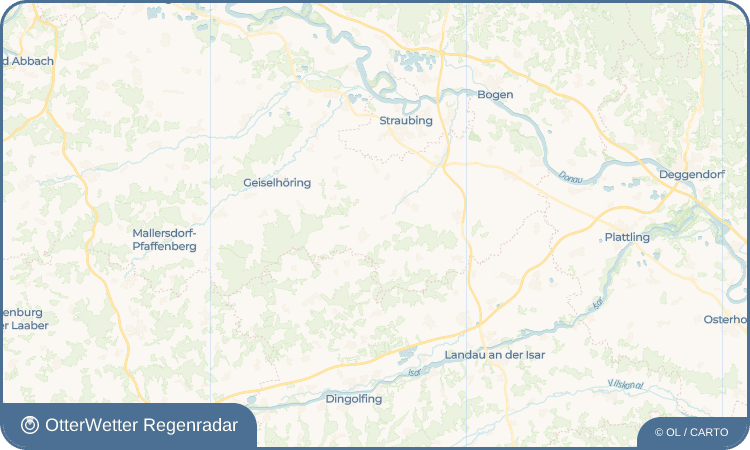 OtterWetter Regenradar-Widget Obersunzing