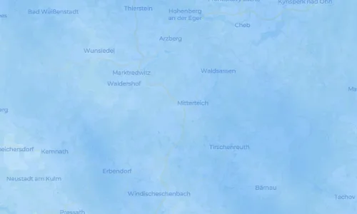 Regenradar Vorschaubild - Aktuelle Niederschläge in Oberteich und Umgebung