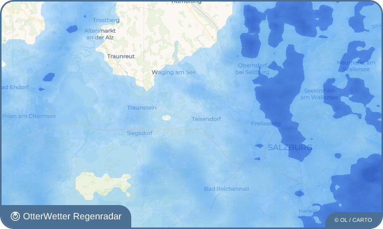 OtterWetter Regenradar-Widget Oberteisendorf