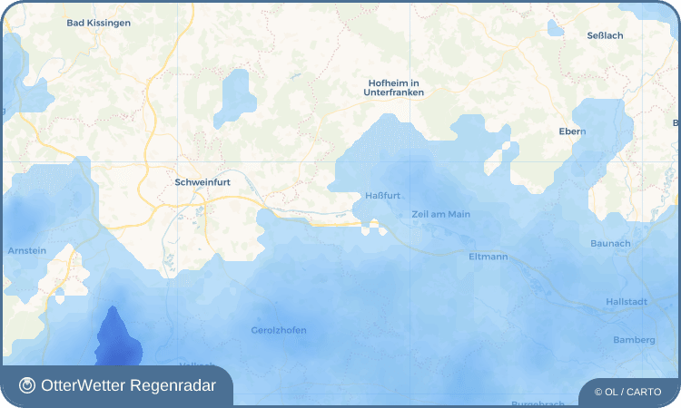 OtterWetter Regenradar-Widget Obertheres