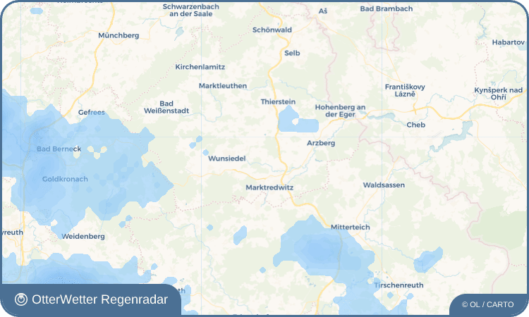Wetter-Widget-Vorschau mit Vorhersagedaten für Oberthölau
