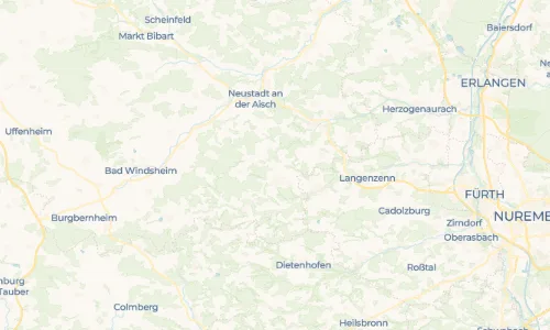 Regenradar Oberulsenbach: aktuelle Niederschläge in Oberulsenbach und Umgebung, Stand 30. Oktober 2026 um 10:45 Uhr