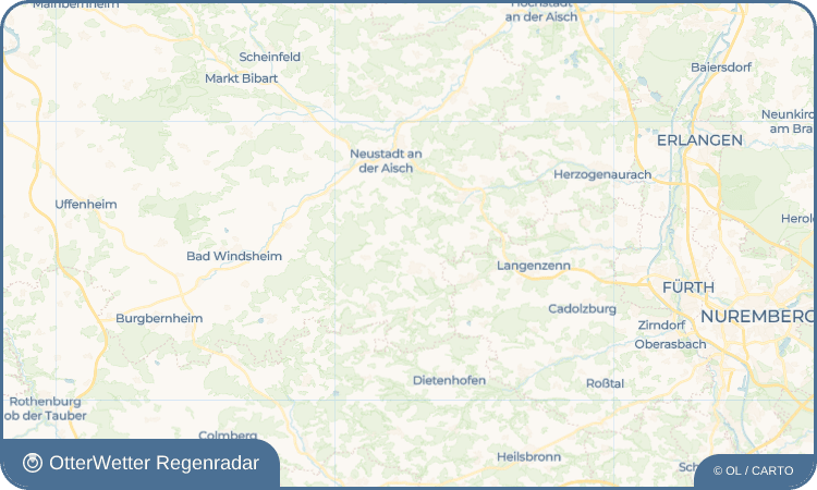 OtterWetter Regenradar-Widget Oberulsenbach