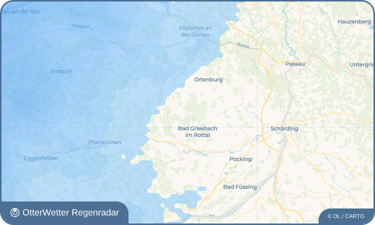 OtterWetter Regenradar-Widget Oberuttlau