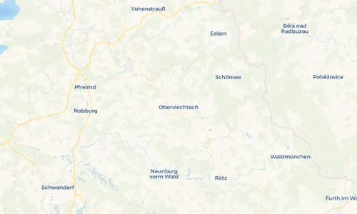 Regenradar Vorschaubild - Aktuelle Niederschläge in Oberviechtach und Umgebung