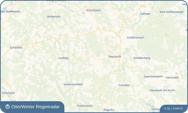 Widget-Vorschau für Oberwaiz Wetter-Widget-Vorschau mit Vorhersagedaten für Oberwaiz