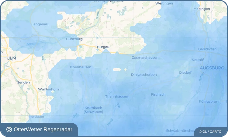 Wetter-Widget-Vorschau mit Vorhersagedaten für Oberwaldbach