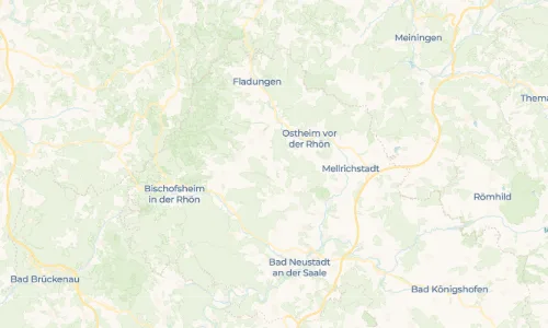 Regenradar Oberwaldbehrungen: aktuelle Niederschläge in Oberwaldbehrungen und Umgebung, Stand 30. Oktober 2026 um 12:50 Uhr