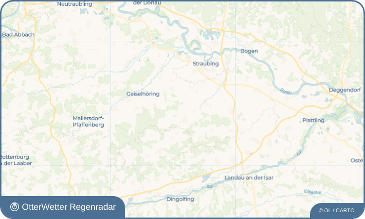 OtterWetter Regenradar-Widget Oberwalting