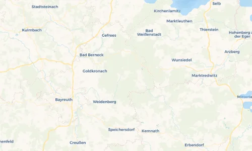 Regenradar Vorschaubild - Aktuelle Niederschläge in Oberwarmensteinach und Umgebung