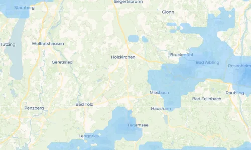 Regenradar Oberwarngau: aktuelle Niederschläge in Oberwarngau und Umgebung, Stand 24. Oktober 2026 um 6:50 Uhr