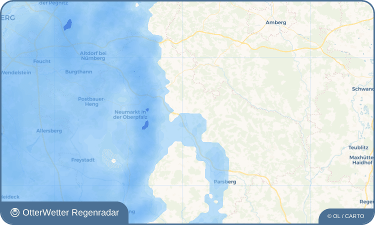 Widget-Vorschau für Oberweickenhof Wetter-Widget-Vorschau mit Vorhersagedaten für Oberweickenhof