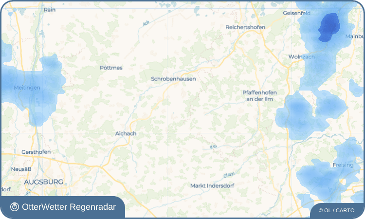 OtterWetter Regenradar-Widget Oberweilenbach