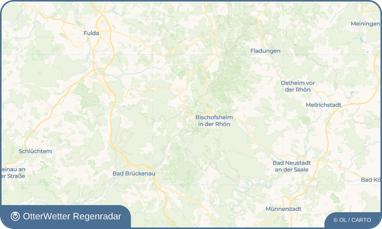 OtterWetter Regenradar-Widget Oberweißenbrunn