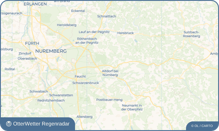 OtterWetter Regenradar-Widget Oberwellitzleithen