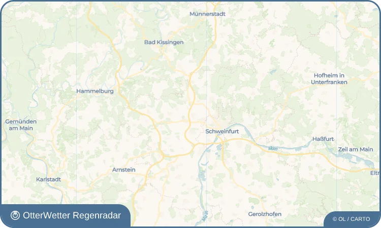 Wetter-Widget-Vorschau mit Vorhersagedaten für Oberwerrn