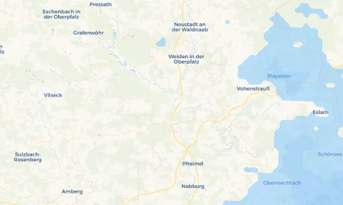 Regenradar Vorschaubild - Aktuelle Niederschläge in Oberwildenau und Umgebung