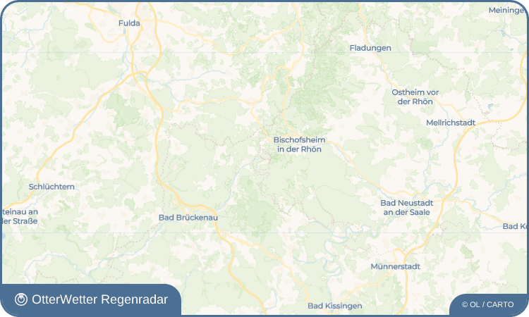 OtterWetter Regenradar-Widget Oberwildflecken