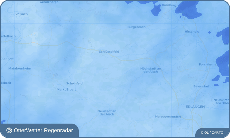 Wetter-Widget-Vorschau mit Vorhersagedaten für Oberwinterbach