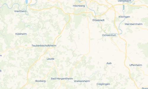Regenradar Oberwittighausen: aktuelle Niederschläge in Oberwittighausen und Umgebung, Stand 20. Oktober 2026 um 9:00 Uhr