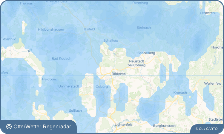 OtterWetter Regenradar-Widget Oberwohlsbach