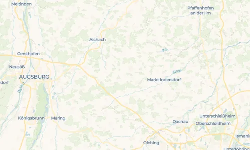 Regenradar Vorschaubild - Aktuelle Niederschläge in Oberzeitlbach und Umgebung