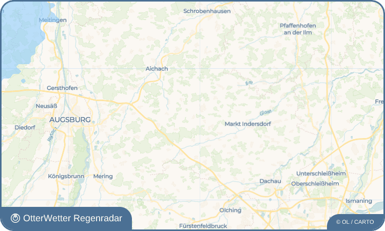 OtterWetter Regenradar-Widget Oberzeitlbach