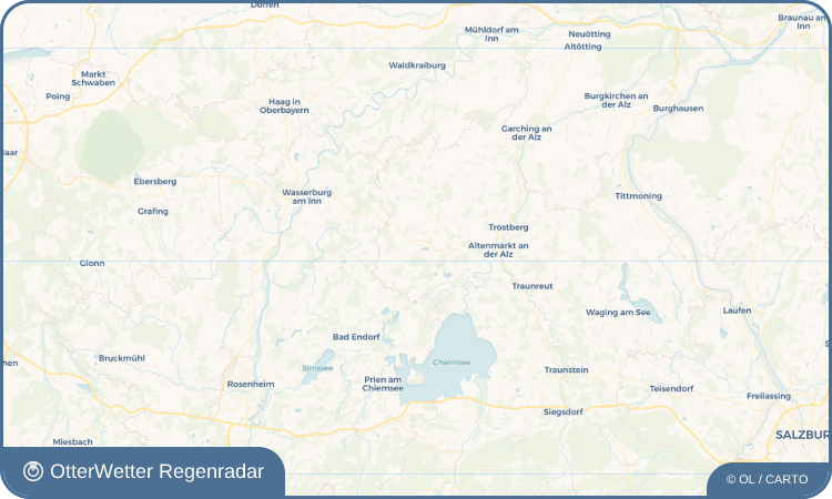 OtterWetter Regenradar-Widget Obing
