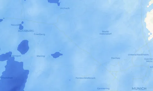 Regenradar Vorschaubild - Aktuelle Niederschläge in Odelzhausen und Umgebung
