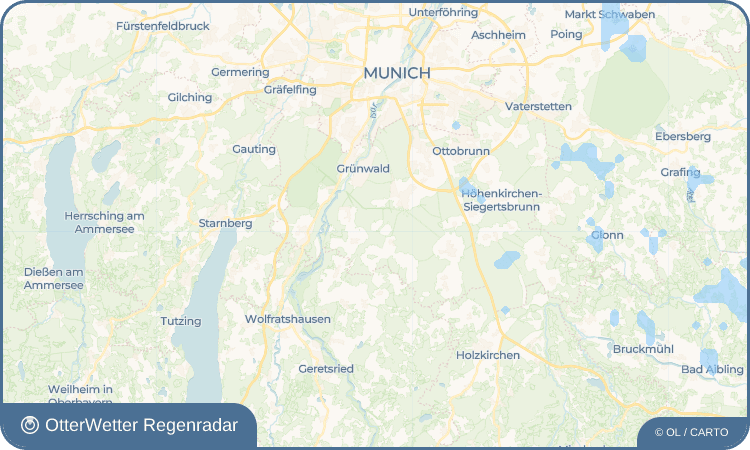 OtterWetter Regenradar-Widget Ödenpullach