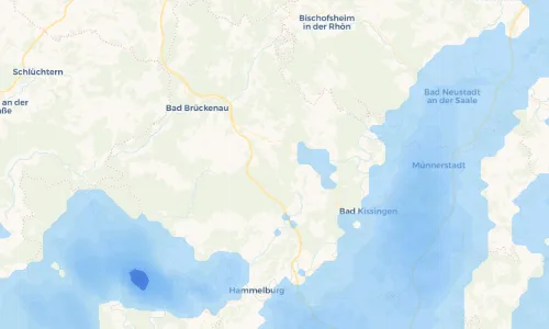 Regenradar Vorschaubild - Aktuelle Niederschläge in Oehrberg und Umgebung