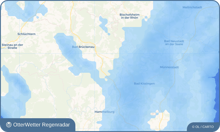 OtterWetter Regenradar-Widget Oehrberg