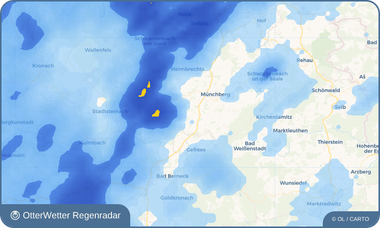 Widget-Vorschau für Oelschnitz Wetter-Widget-Vorschau mit Vorhersagedaten für Oelschnitz