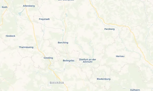 Regenradar Vorschaubild - Aktuelle Niederschläge in Oening und Umgebung