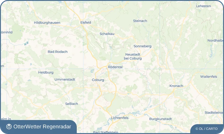 Wetter-Widget-Vorschau mit Vorhersagedaten für Oeslau