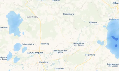 Regenradar Vorschaubild - Aktuelle Niederschläge in Offendorf und Umgebung